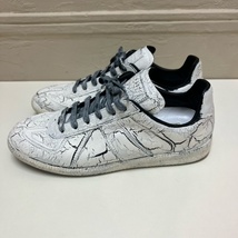 Maison Margiela 22 メゾンマルジェラ22 Replica ペンキ加工 ジャーマントレーナー 40 ホワイト 【代官山08】_画像2