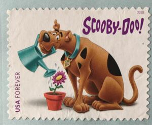  America stamp *scooby-doo!2018 year s Koo Be *du- dog dog pot . water 