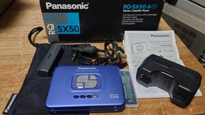 Panasonic カセットプレーヤー　RQ-SX50 通電確認　再生不可ジャンク