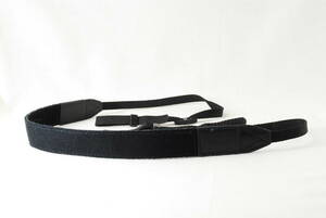 ☆Zeiss Ikon ツァイス イコン カメラ ストラップ 黒色(ブラック) 型押し文字 ネック ショルダー Contax コンタックス Camera Strap☆