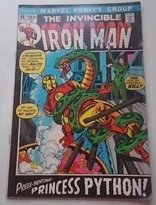 MARVEL COMICS GROUP　THE INVINCIBLE IRONMAN　PRINCESS PYTHON!　※洋書