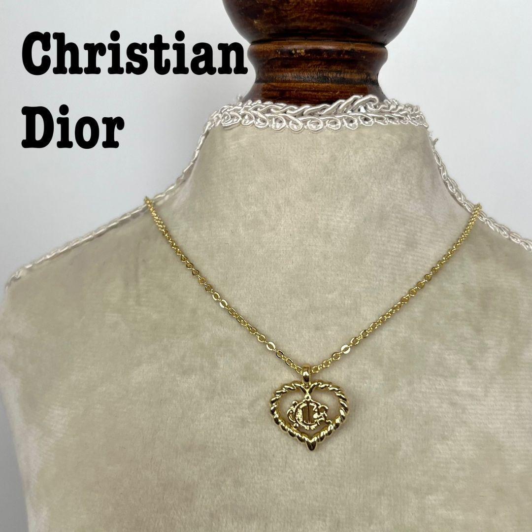 希少ドイツ製】 90s 刻印 Dior ヴィンテージ ゴールド ネックレス-