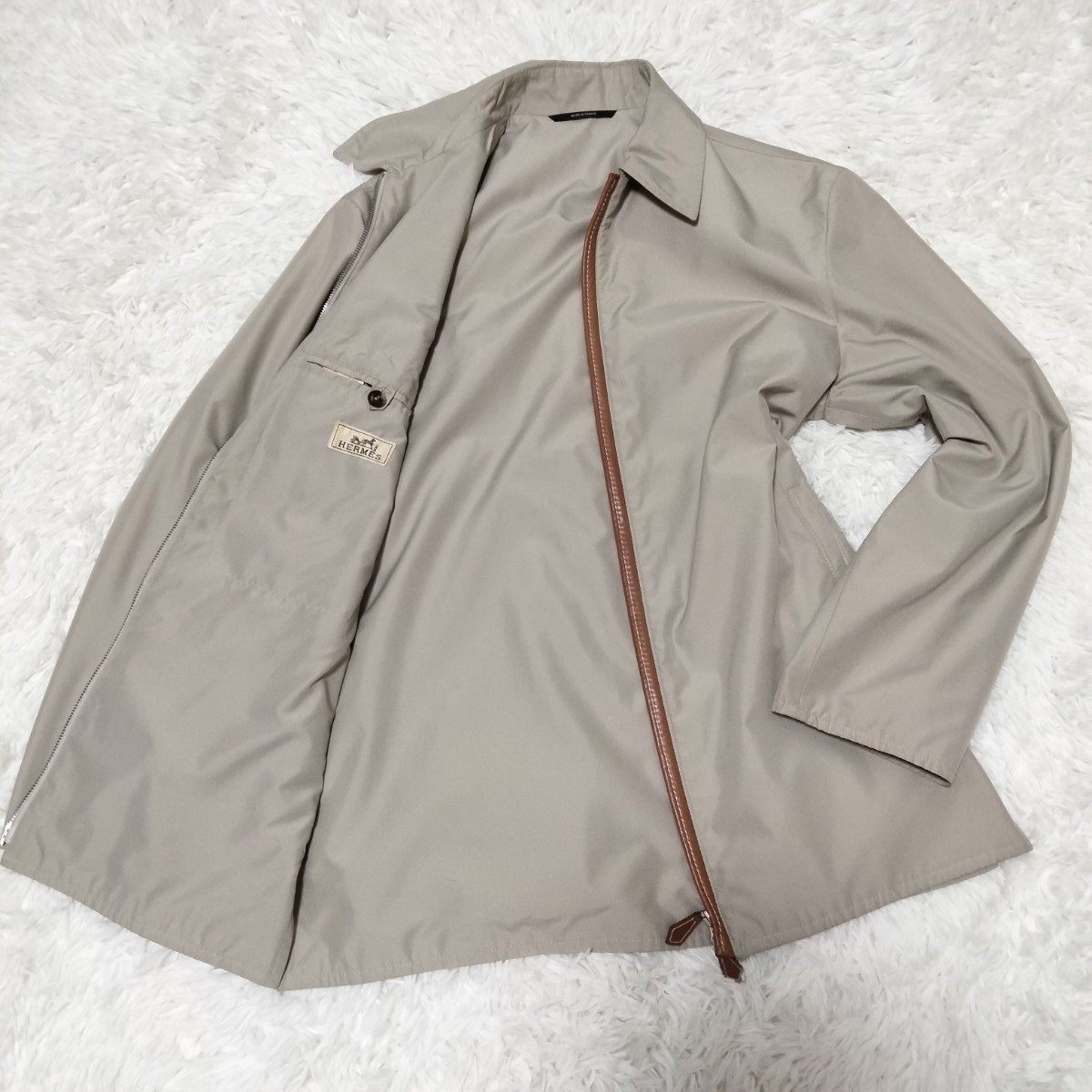 ヤフオク! -「エルメス ジャケット」(ジャンパー、ブルゾン