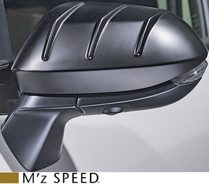 【M’s】トヨタ ヤリスクロス (2020/8-) M'z SPEED ドアミラーカバー 左右 未塗装 エムズスピード エアロパーツ 外装 2431-7040