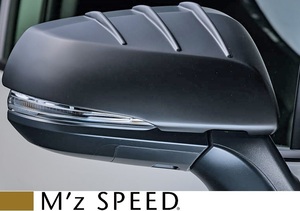 【M's】TOYOTA RAV4 MXAA54/AXAH54 (2019/4-) M'z SPEED LUV LINE ドアミラーカバー LR 未塗装 エムズスピード エアロ セット 3023-7040