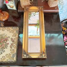 アンティークな部屋 おしゃれな鏡 一面鏡 No.2 ウォールミラー 1枚 壁掛け鏡 gold #インテリア装飾品 #ドレッサーミラー #ウォールミラー_画像5
