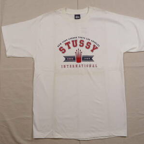 Stussy 旧モデル 1999S S/S Tee 白 L ステューシー 半袖Tシャツ NY LA LONDON TOKYO レターパックライト おてがる配送ゆうパック 匿名配送の画像1