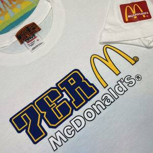 激レア入手難!新品未使用FABRIC MADE in USA anvil73R SEVEN THREE R×McDonald'sマクドナルド×セブンスリーアールSURFコラボTシャツS企業