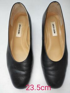 【中古品】pierre cardin ピエールカルダンパンプス 黒 23.5cm