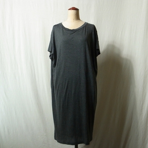 DRESSTERIOR Dress Terior T-shirt One-piece dark gray / simple plain liyo cell Ben bell g