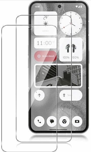 Nothing Phone 2 ガラスフィルム(2枚) 強化ガラス 硬度9H