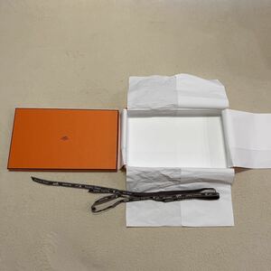 2023 エルメス　バッグ　空箱　35×21×5 BOX 空き箱　箱　化粧箱　HERMES リボン　ケリーカット