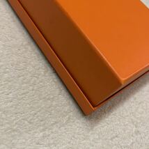 エルメス 財布　空箱　19×12.5×5 BOX 空き箱　箱　化粧箱　フェルト　リボン　HERMES ウォレット_画像8