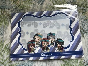 217クリアファイル　あんさんぶるスターズ!　アニメイトカフェ　トレーディングポケット Knights 月永レオ 瀬名泉 朔間凛月 鳴上嵐 朱桜司