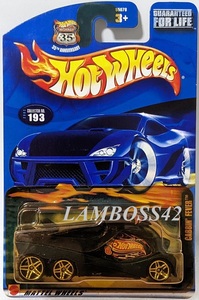 2002 #193 ホットウィール Cabbin' Fever キャビン フィーバー Hot Wheels Racing Blue