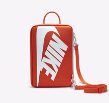 NIKE SHOE BOX BAG ナイキ シューズ ボックス バッグ オレンジ ライトスモークグレー 12L 新品タグ付_画像1