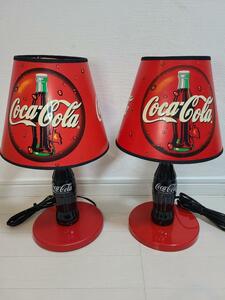 めちゃ可愛い 瓶型 コカ・コーラ 激レア スタンドライト 2個セット ビンテージ アンティーク vintage ノベルティ 広告 サイン ランプ