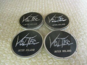 INTER MILANO インターミラノ VOLTEC ボルテック ヴォルテック アルミホイール用 中古センターキャップ 4個/4枚
