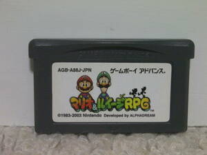 ■■ 即決!! GBA マリオ＆ルイージRPG／ゲームボーイアドバンス GAMEBOY ADVANCE ■■