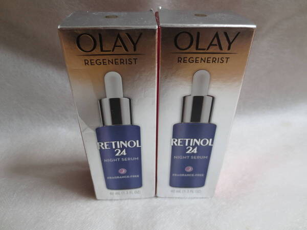 SALE!!!! 新品2個 Olay Regenerist オレイ リジェネリストレチノール24 レチノールセラム 40ml 夜用美容液 無香料