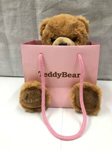 Teddy Bear テディベア ぬいぐるみ ショッピングバッグに入った クマのぬいぐるみ ブラウン シアーズ 23080801