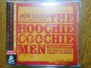 国内盤２枚組ほぼ未使用美品【 Jon Lord With The Hoochie Coochie Men / Live At The Basement 】ジョン・ロード Deep Purple 対訳解説有