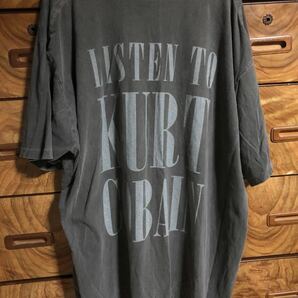 雰囲気抜群 グラムール GLAMOUR Tシャツ カート・コバーン KURT COBAIN サイズL 半袖 ヴィンテージ風 オーバーサイズの画像2