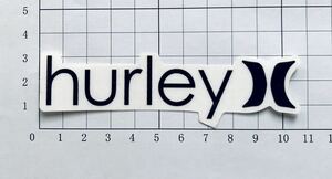 hurley )( international Logo & Trademark ステッカー ハーレー インターナショナル ロゴ＆トレードマーク ステッカーB