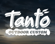 Tant OUTDOOR CUSTOM カッティングステッカー 2枚セット 140mm×83mm 送料無料!! タント アウトドア キャンプ_画像4