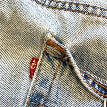 【Levi's】90s リーバイス501 USA製 デニムパンツ アイスブルー LEVI'S 90年代 ジーンズ ヴィンテージ古着 アメリカ製 ゴールデンサイズ _画像8