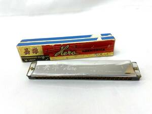 11609*0.5 1 jpy start!! hero China on sea harmonica C M1009. koto musical instruments box attaching 