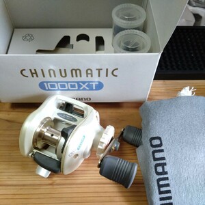  unused Shimano sea bream matic 1000XT CHINUMATIC completion goods Old SHIMANO reel 