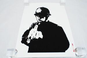 希少 WCP Banksy バンクシー RUDE COPPER リプロダクション シルクスクリーン プリント 現代アート 限定品