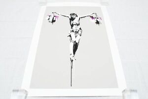 希少 WCP Banksy バンクシー CHRIST WITH BAGS リプロダクション シルクスクリーン プリント 現代アート 限定品