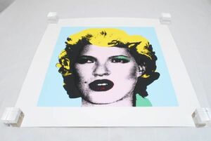 希少 WCP Banksy バンクシー KATE MOSS ケイトモス リプロダクション シルクスクリーン プリント 現代アート 限定品