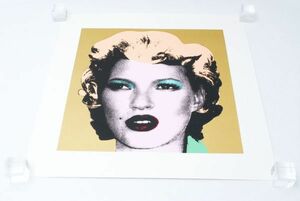 希少 WCP Banksy バンクシー KATE MOSS GOLD ケイトモス リプロダクション シルクスクリーン プリント 現代アート 限定品