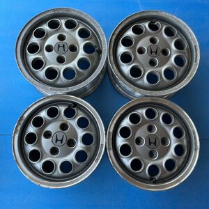 HONDA BEET Honda Beat PP1 original 13×4.5J +35 14×5J +45 PCD100-4 hole rom and rear (before and after) unusual diameter aluminium wheel 4 pcs set 