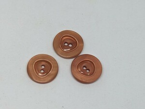 ブラウン 昭和レトロ 手芸 ボタン ビンテージ 直径約1.5cm