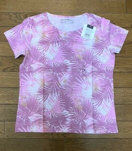 タグ付き未使用品★エディーバウアー　Tシャツ　PS（日本相当Mサイズ）　紫よりのピンク　