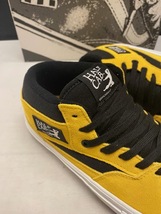 【新品】VANS SKATE HALFCAB BRUCE LEE BLACK/YELLOW US9.0 27.0cm ヴァンズ バンズ スケート ハーフキャブ ブルースリー_画像7