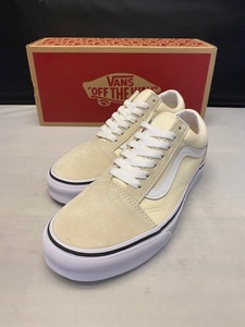 【新品】VANS OLD SKOOL CLASSIC WHITE/TRUE WHITE US6.5 24.5cm ヴァンズ バンズ オールドスクール クラシック ホワイト