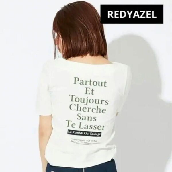 REDYAZEL バックロゴプリント 半袖Tシャツ