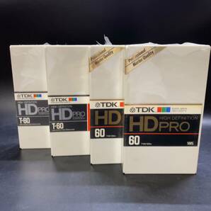 【未開封】TDK ビデオカセット HD-PRO 2本 T-60HDP スーパーアビリン HD-PRO 2本 T-60 VHS 当時物 レトロの画像1
