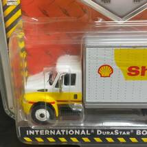 【未開封】グリーンライト GREENLIGHT 1/64 shell INTERNATIONAL DURASTAR BOX TRUCK ミニカー ボックスバン HD TRUCHS_画像4