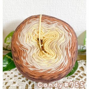 【p130】Candy＊280g900m＊cakeyarn＊コットン毛糸