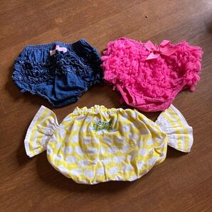 女児ショーツ ブルマ mudpie alohaloha ruffle butts 12-18m 18-24m オーバーパンツ