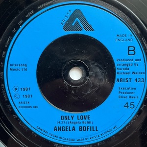 【試聴 7inch】Angela Bofill / Only Love 7インチ 45 muro koco フリーソウル サバービア 
