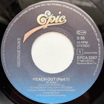 【試聴 7inch】George Duke / Reach Out 7インチ 45 muro koco フリーソウル サバービア _画像3