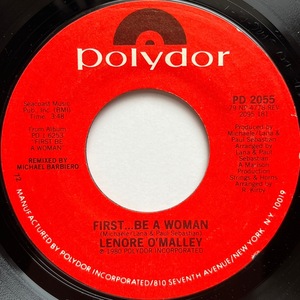 【試聴 7inch】Lenore O'Malley / First... Be A Woman 7インチ 45 muro koco フリーソウル Horse Meat Disco Ggloria Gaynor