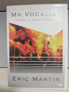 ☆ERIC MARTIN☆MR. VOCALIST ～A SPECIAL NIGHT IN TOKYO～【国内盤帯付】エリック・マーティン ライヴ DVD MR.BIG 必聴
